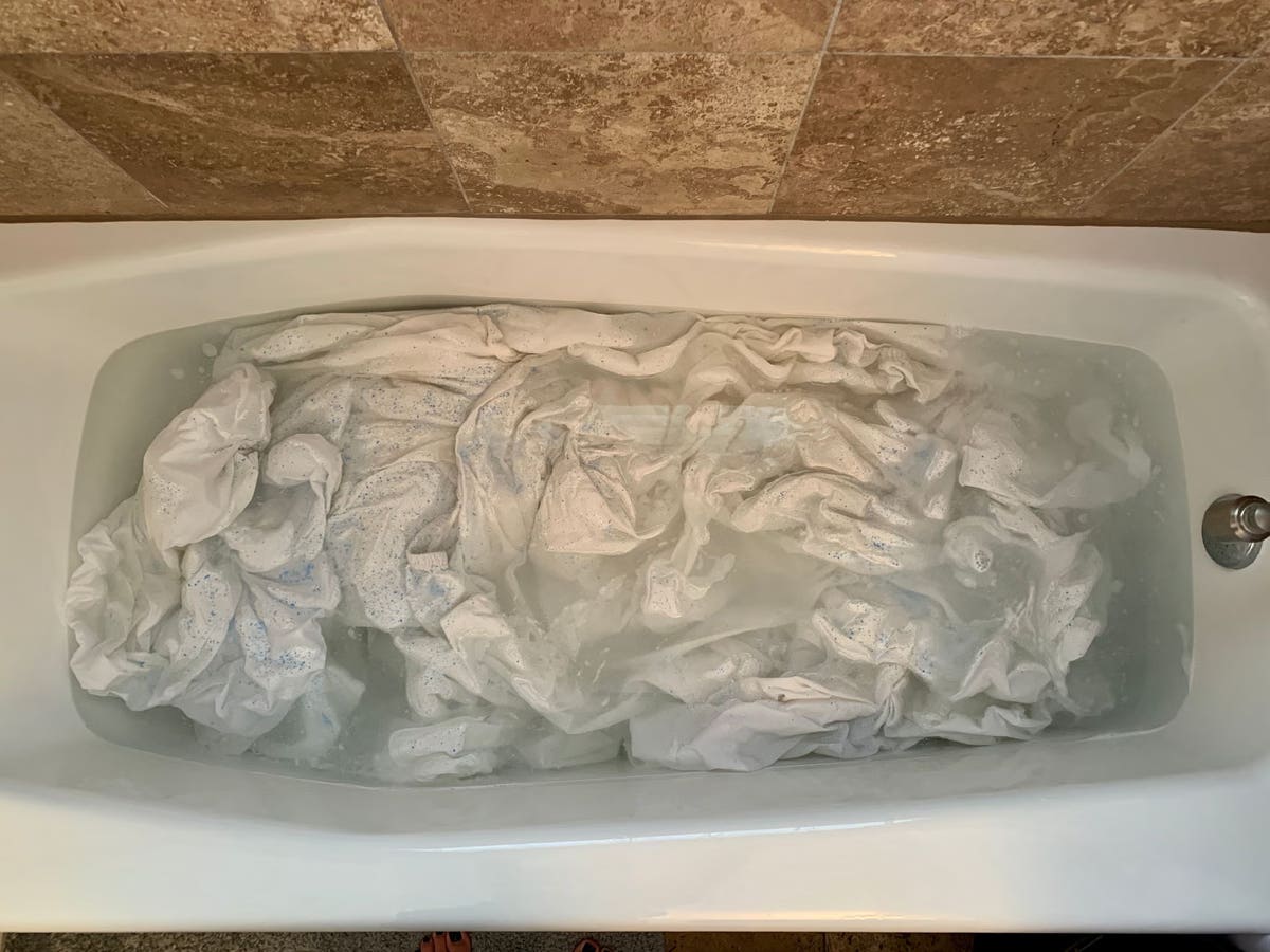 Laundry stripping my T&N Linen Sheets