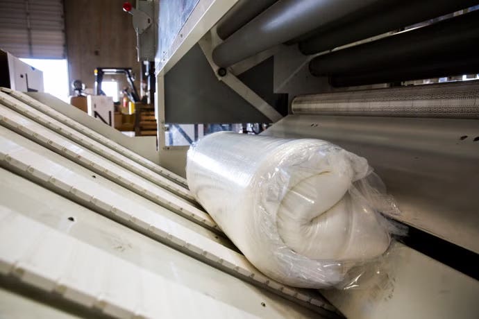 Why is this Mattress Rolled Like a Burrito?