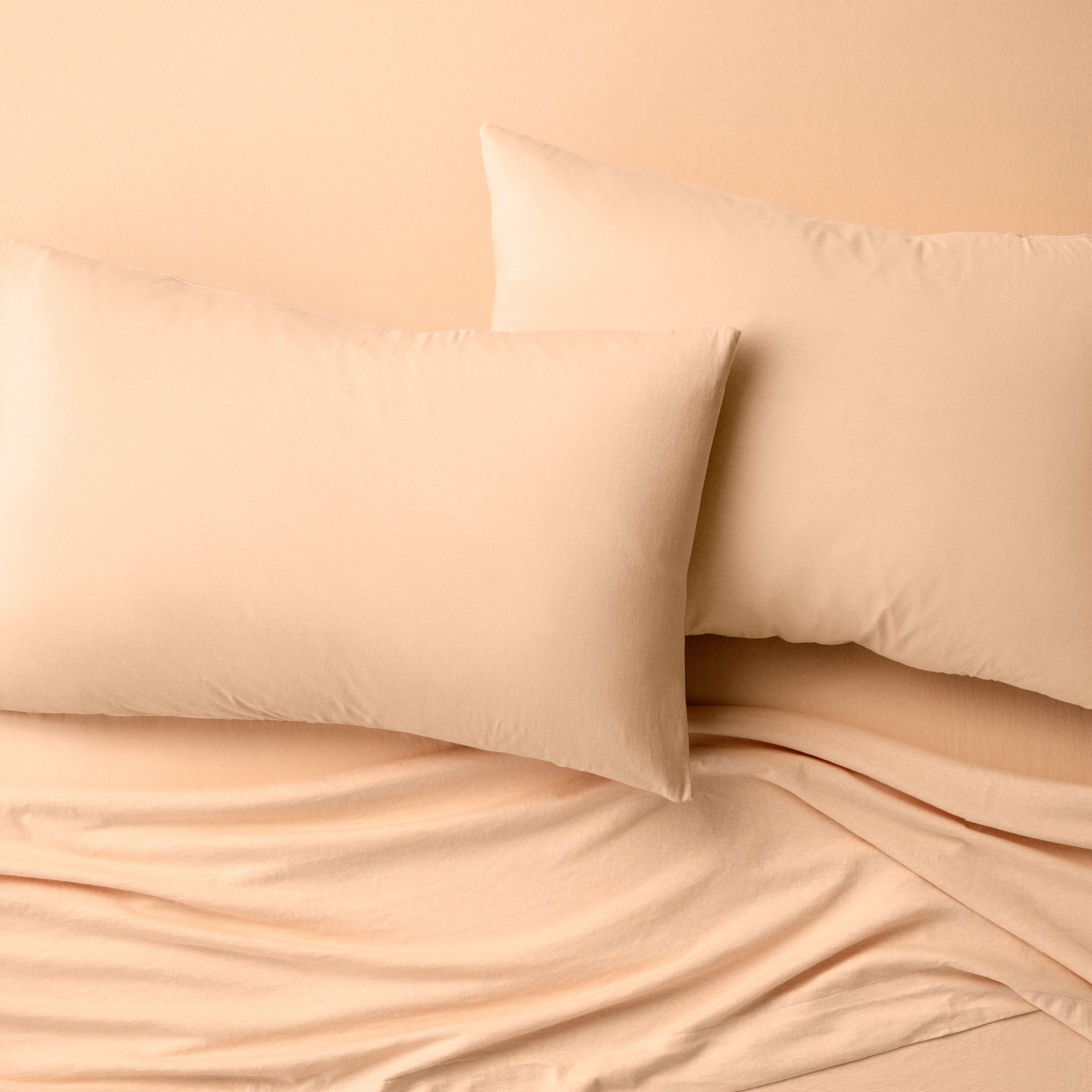 Organic Jersey Pillowcase Set - Melon