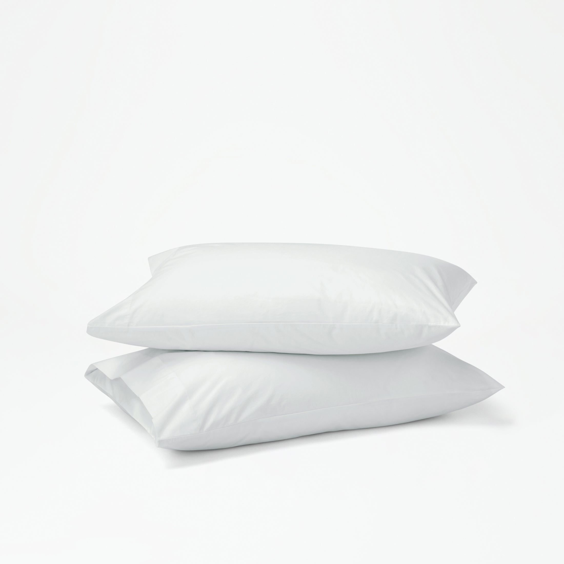 Percale Pillow Case Set - Glacier