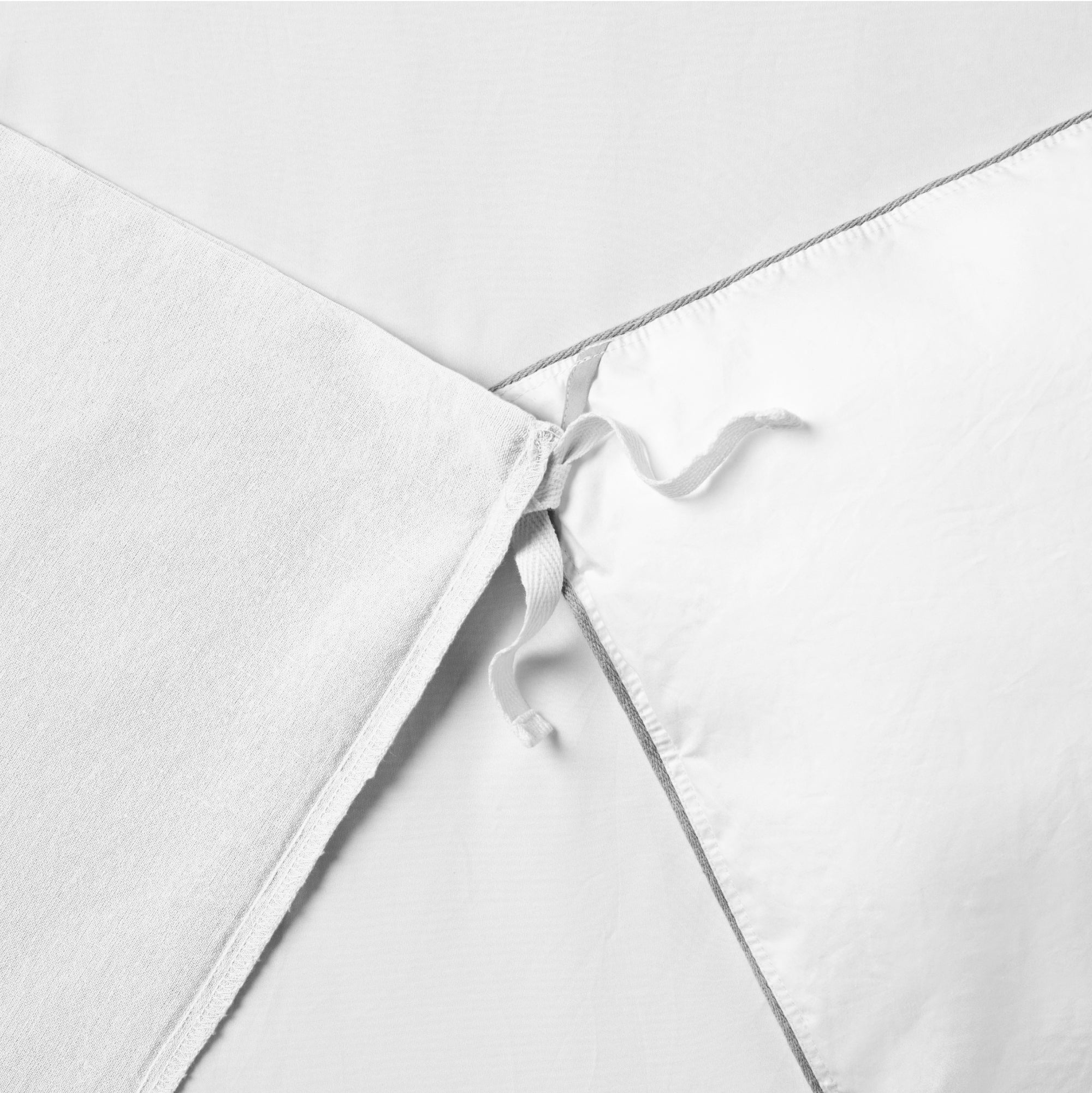 Linen-Cotton Blend Duvet Set - Cloud