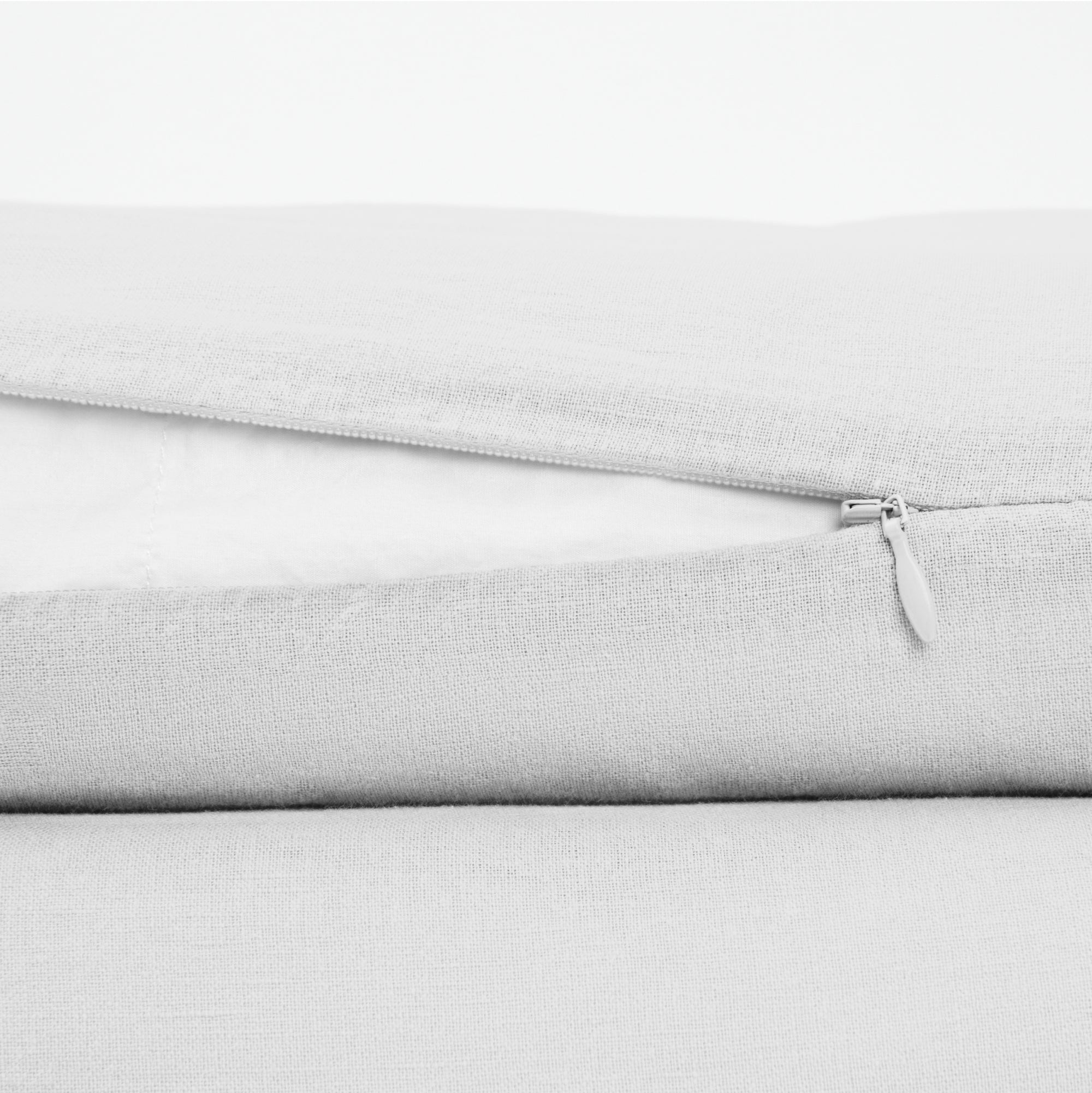 Linen-Cotton Blend Duvet Set - Cloud