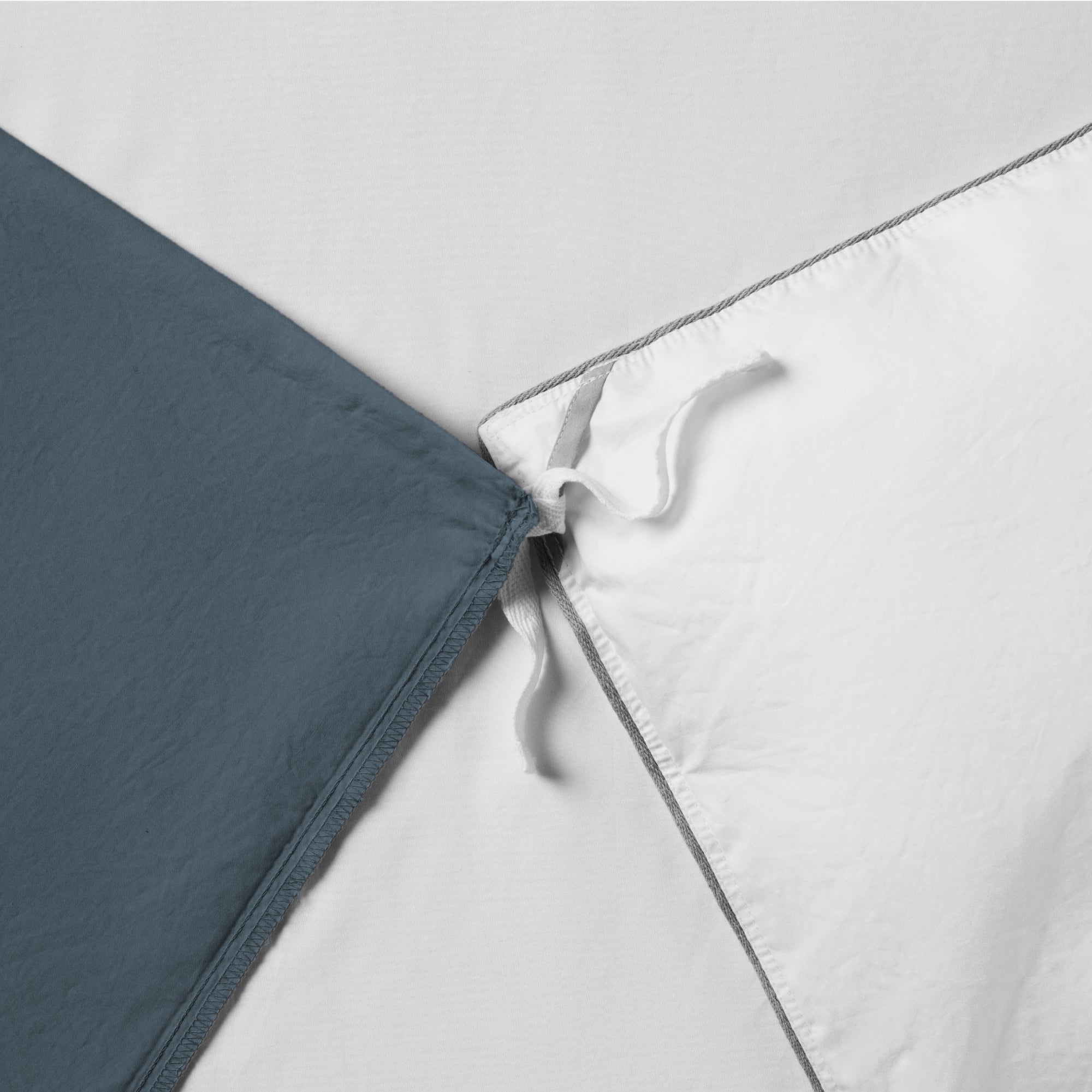 Classic Percale Duvet Set - Slate