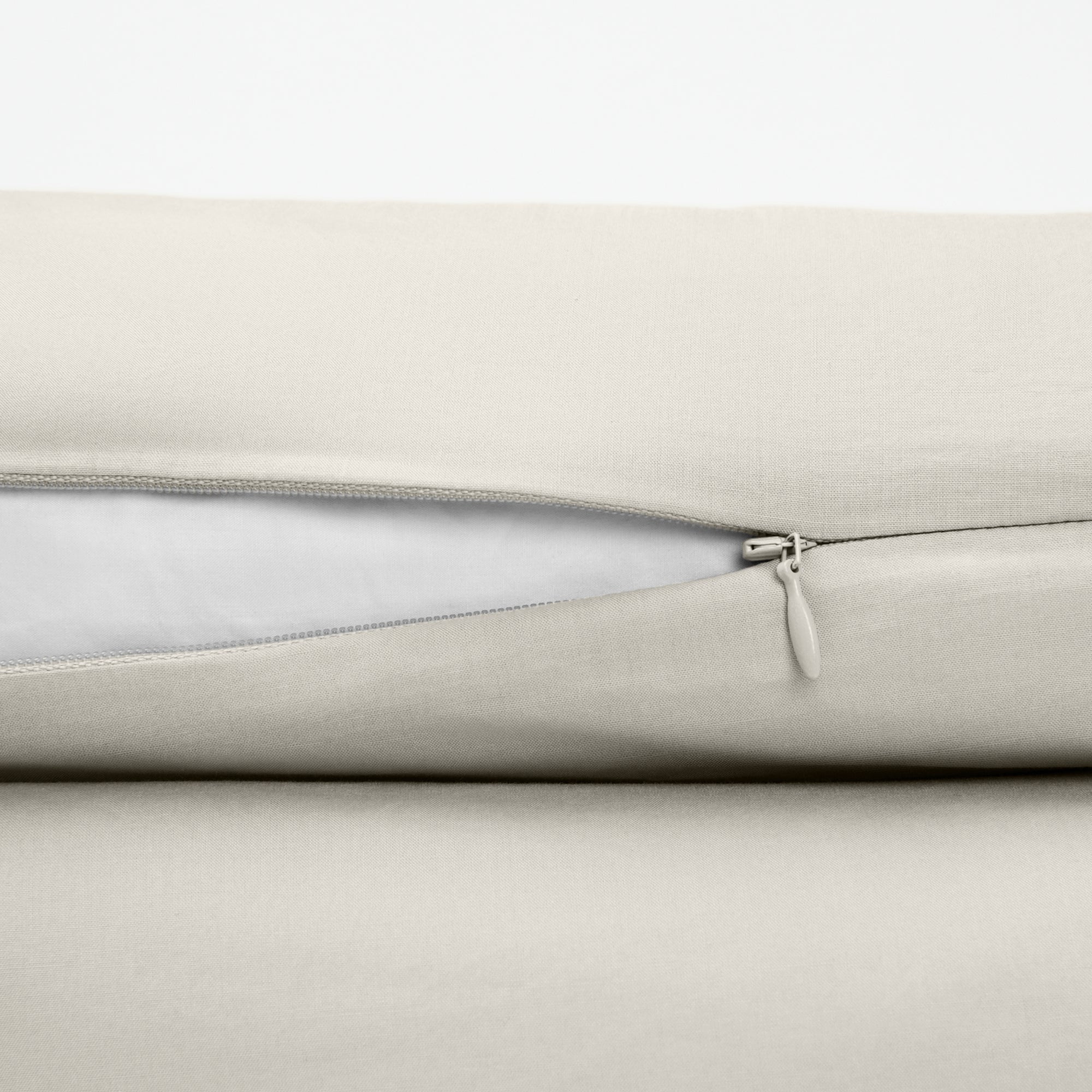 Classic Percale Duvet Set - Sand