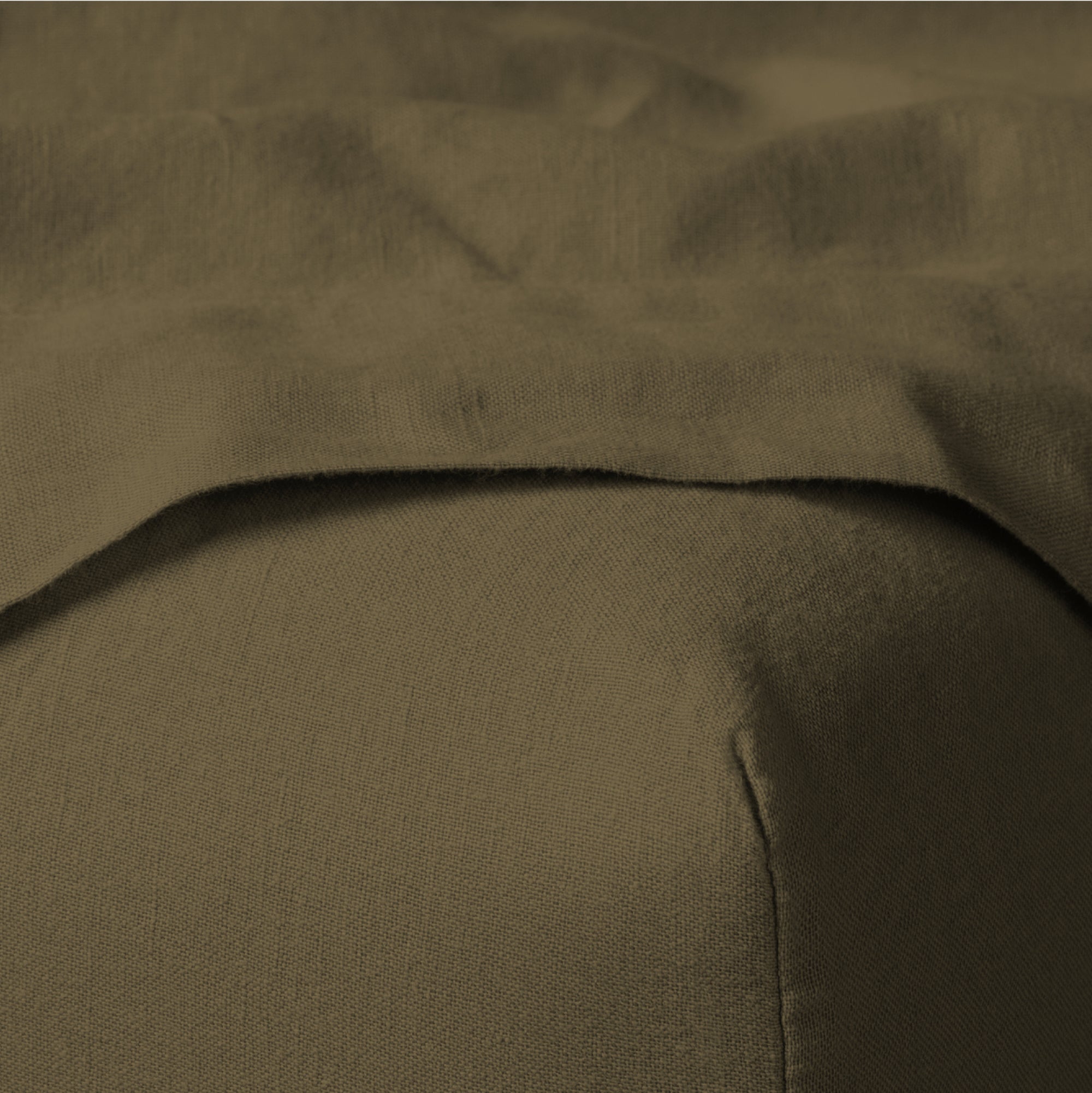 Linen-Cotton Blend Sheet Set - Martini Olive