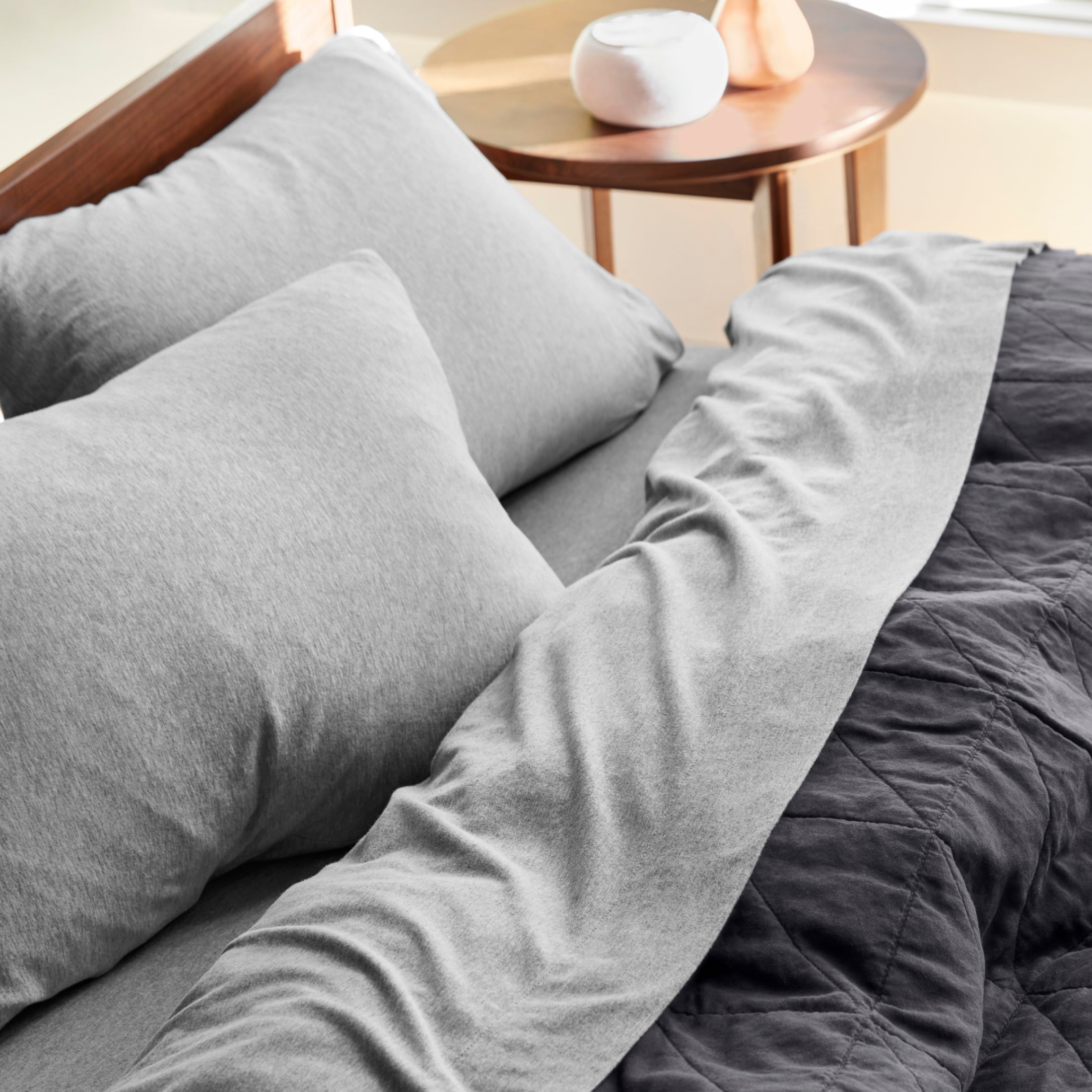 Organic Jersey Sheet Set - Stone