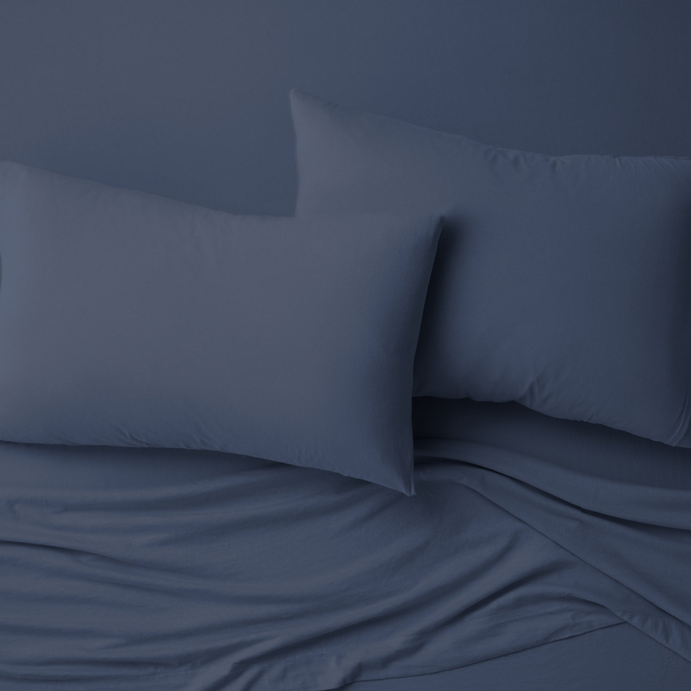 Organic Jersey Pillowcase Set - Blueberry