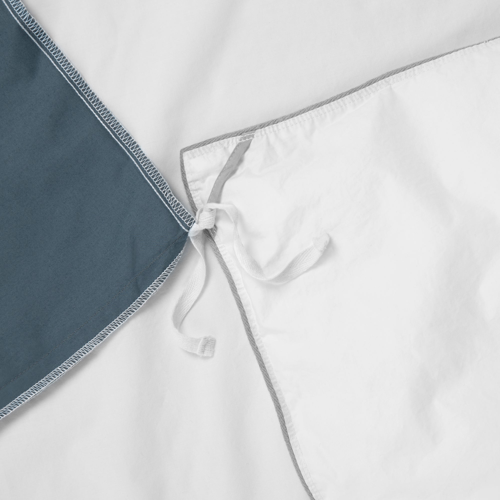 Percale Duvet Cover Set - Slate